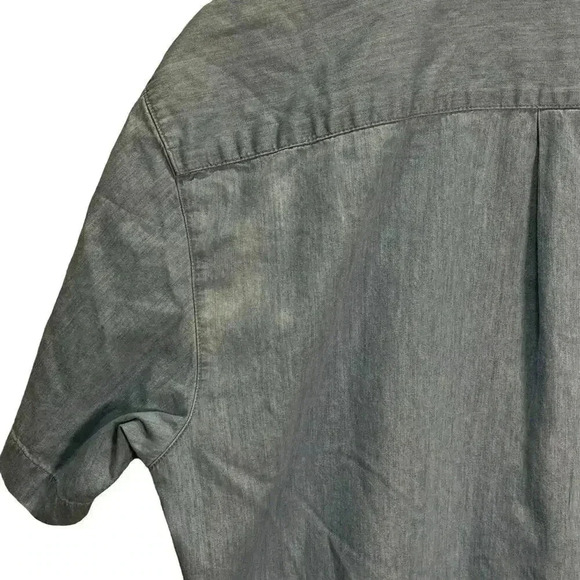 Vintage Northern Treasures Cotton Embroidered‎ Soft Denim Button-up Large - Picture 4 of 6